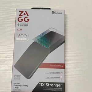 InvisibleShield Screen Protector for Samsung Galaxy Z Flip7 - Black